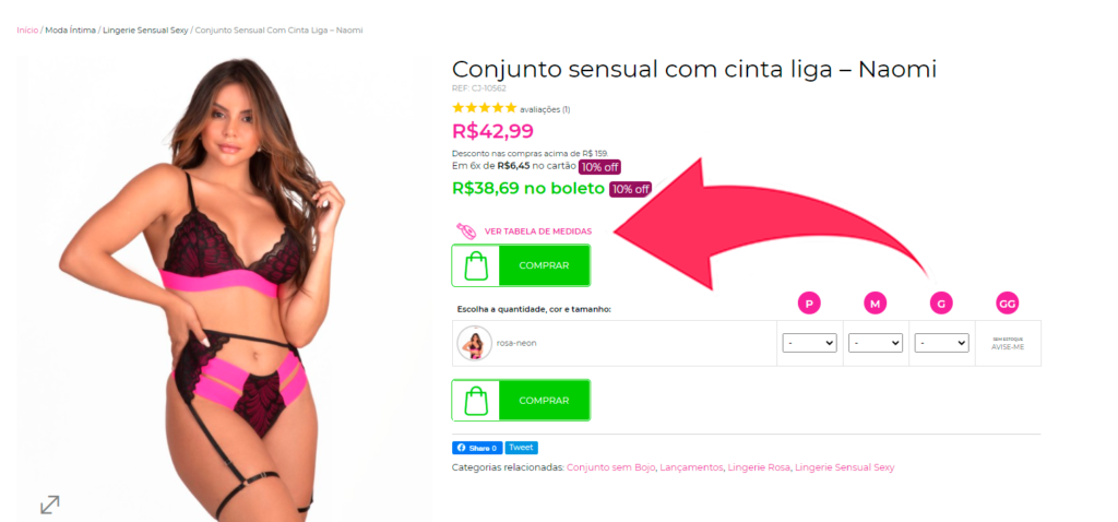 Calcinha fio dental sensual