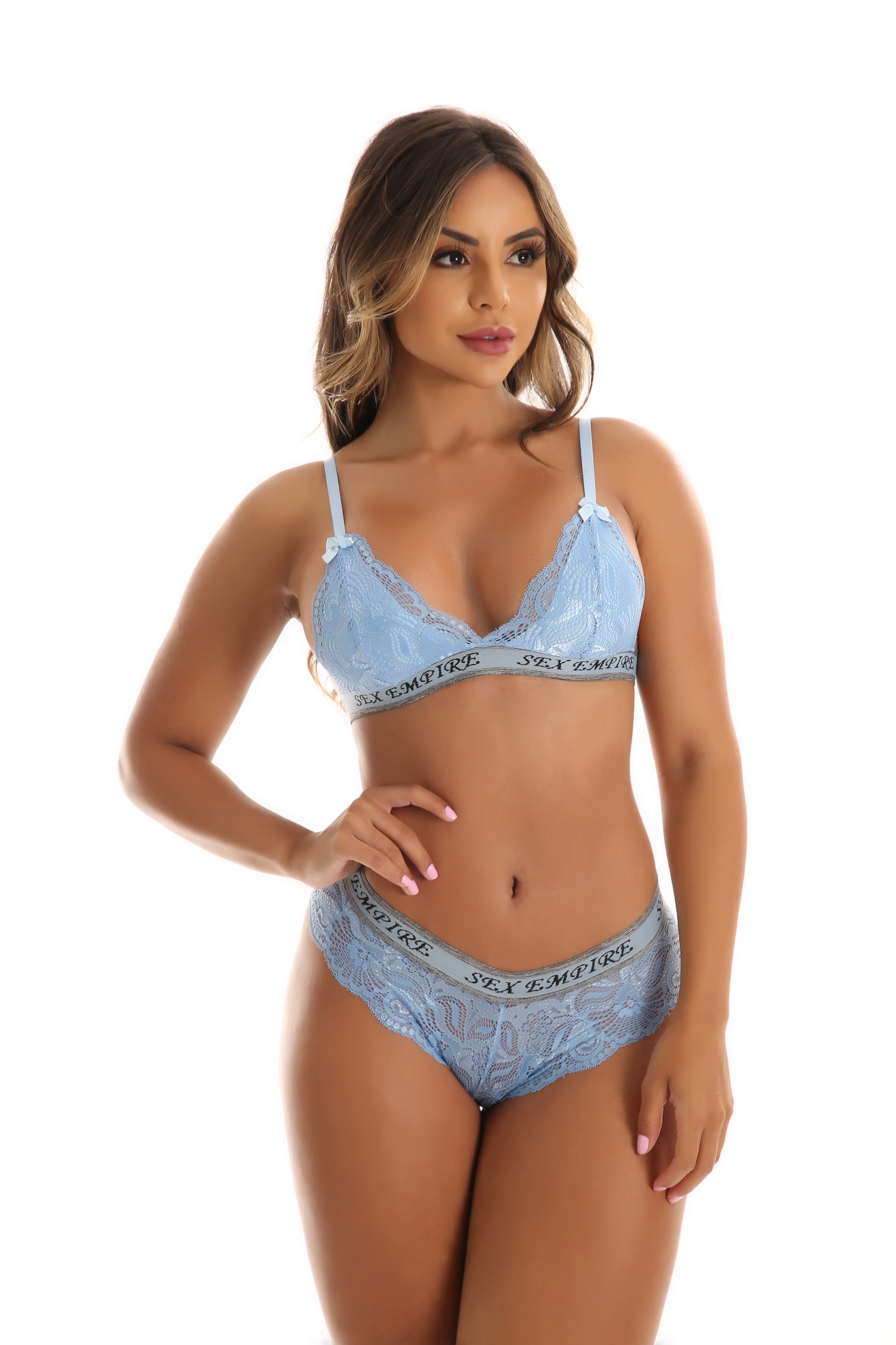 Lingerie sem Bojo Com Renda e Elástico – Cecilia