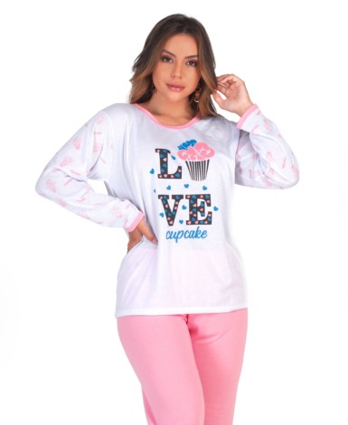 Pijama Feminino Longo