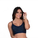 Cropped sem bojo todo em renda – Lucile