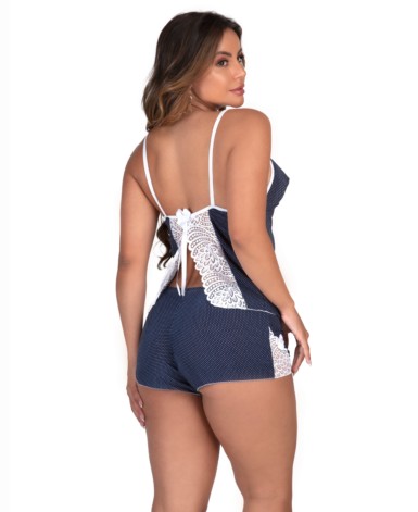 Short doll com renda aberto nas costas - Mariana