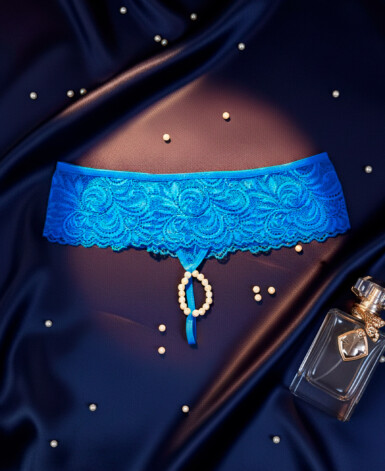 Calcinha Sexy com Pérolas Estilo Tailandesa