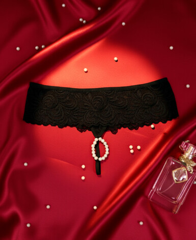 Calcinha Sexy com Pérolas Estilo Tailandesa
