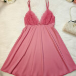 Camisola em Microfibra com Renda