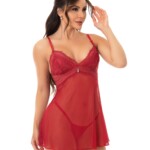 Camisola de Tule e Renda com Costas Abertas - Melina
