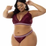 Conjunto de renda Plus Size