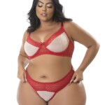 Conjunto Plus Size Feminino com Tule