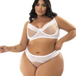 Conjunto Plus Size Feminino com Tule