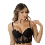 Cropped de Bojo em Tule Bordado