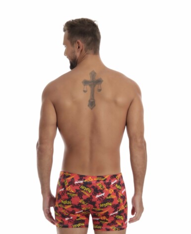 Cueca boxer estampada