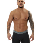 Cueca Boxer Risca Giz - Adrian