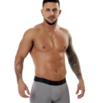 Cueca Boxer Risca Giz - Adrian