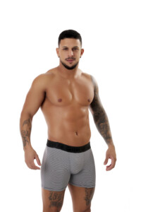 Cueca Boxer Risca Giz - Adrian