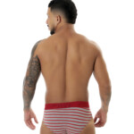 Cueca slip viscolycra listrada - Nelson