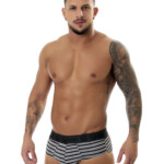 Cueca slip viscolycra listrada - Nelson