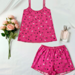 Short Doll em Suede Canelado Estampado