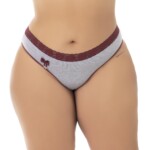 Tangão Plus Size com detalhe em renda