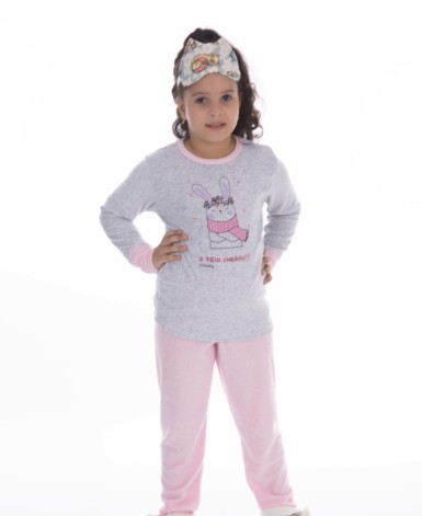 Pijama infantil em plush