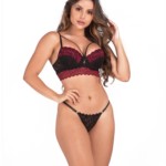 Conjunto sensual em renda - Lavinia