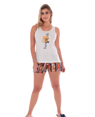 Pijama Feminino Camiseta