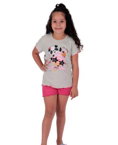 Pijama infantil feminino