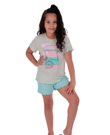 Pijama infantil feminino