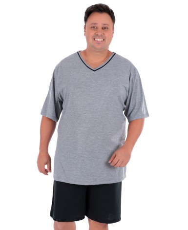 Pijama masculino plus size