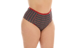 Tangão listrado Plus size