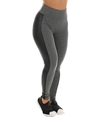 Calça legging mesclada