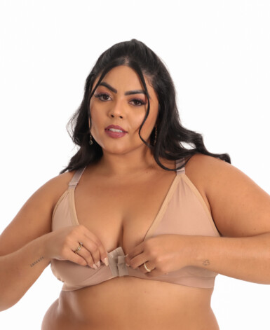 Sutiã Plus Size Fecho Frontal