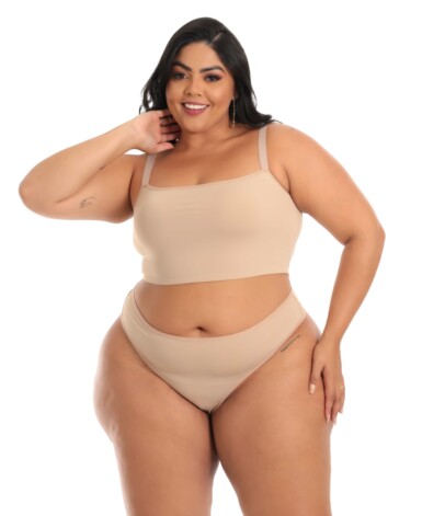 Conjunto Plus Size Conforto Sem Bojo