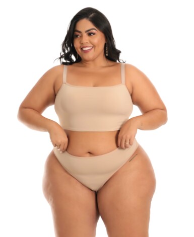 Conjunto Plus Size Conforto Sem Bojo