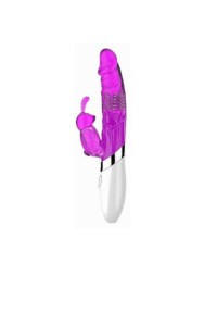 Vibrador Recarregável Jack Rabbit Rotativo USB em Jelly