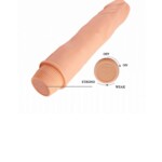 Prótese Peniana Realística com Vibro 21,5×4,0cm