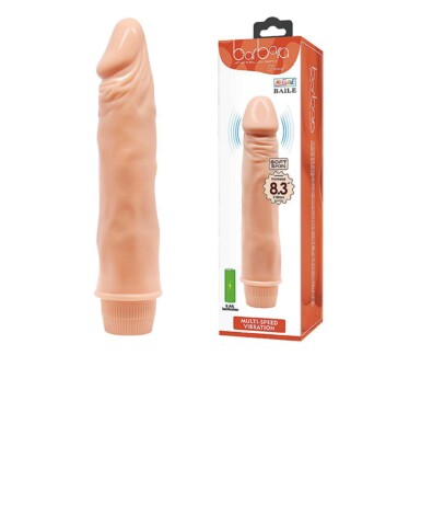 Prótese Peniana Realística com Vibro 21,5×4,0cm