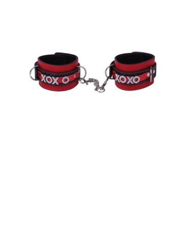 Algemas com Corrente e Fivelas em Couro Luxo - Xoxo