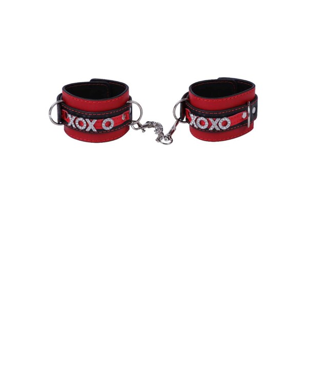 Algemas com Corrente e Fivelas em Couro Luxo - Xoxo