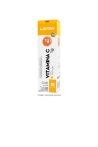Lavitan Vitamina C 1g - Sabor Laranja 10 Comprimidos Efervescentes