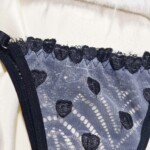 Conjunto Sexy sem Bojo com Tule Desenhado - Larissa