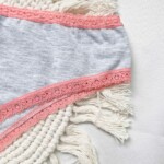 Tanga de Algodão Mesclado com Rendinha - Dalila