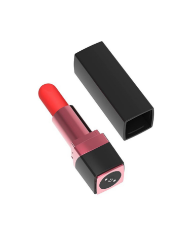 Batom Vibratório - Vibrador de Clitóris Discreto Preto