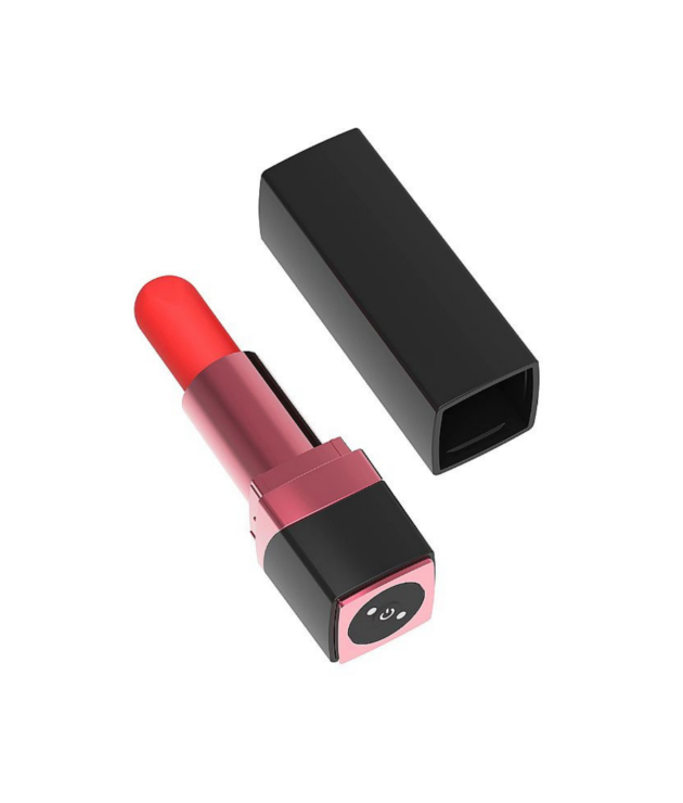 Batom Vibratório - Vibrador de Clitóris Discreto Preto