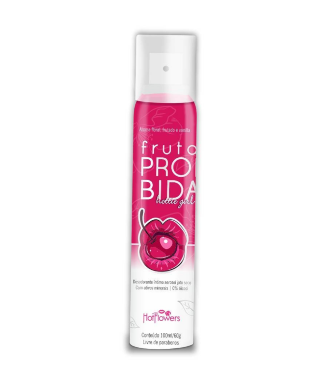 Desodorante Intimo em Aerosol Hottie Girl - Fruta Proibida 100ml