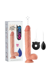 Pênis Realístico - Spray de Água com Vibração - 26,0x4,5
