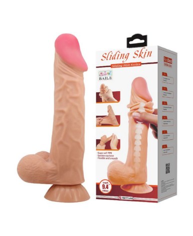 Pênis Realístico com Dupla Camada - Sliding Skin - 24.0x5.0