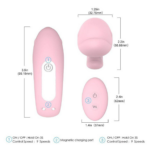 Vibrador de Casal Golfinho Recarregável c/ Controle - Winter RTC