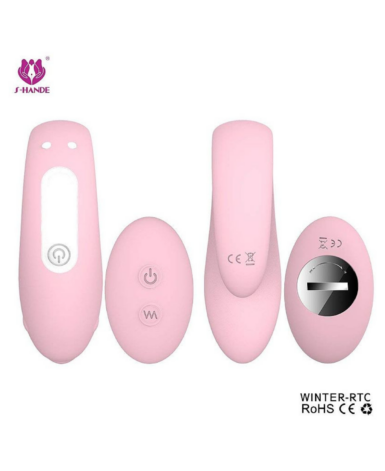 Vibrador de Casal Golfinho Recarregável c/ Controle - Winter RTC