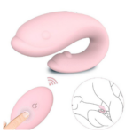 Vibrador de Casal Golfinho Recarregável c/ Controle - Winter RTC