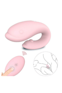 Vibrador de Casal Golfinho Recarregável c/ Controle - Winter RTC