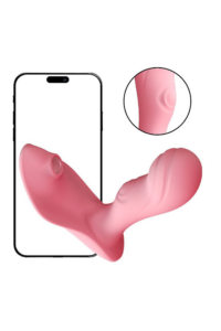 Vibrador de Clitóris e Ponto G com Pulsação e Dedilhar / Tapping - via APP